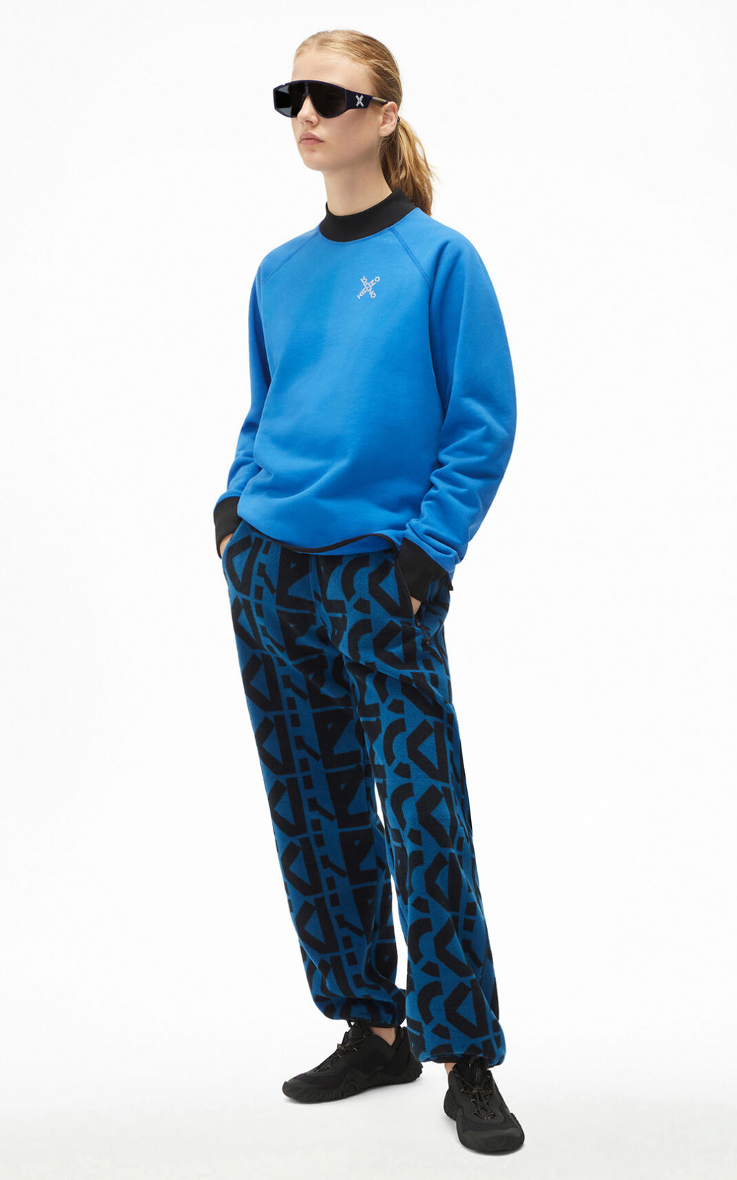 Kenzo Sport Little X スウェット レディース 青 - IASBJK682